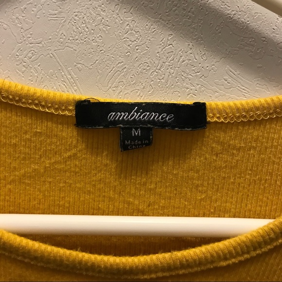 yellow shirt cropped - Picture 3 of 3